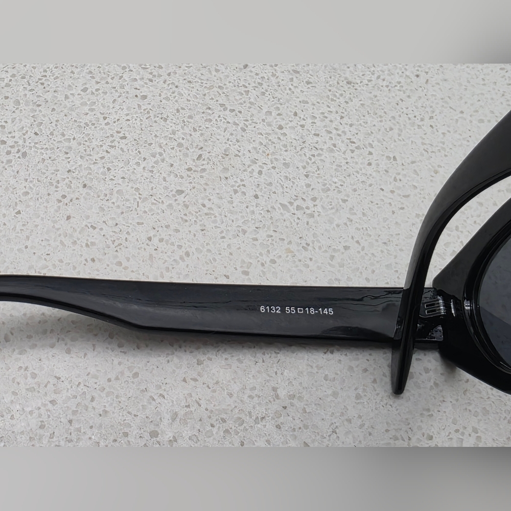 CELINE Black Logo Accent Sunglasses. Made in Italy. - Picture 4 of 6